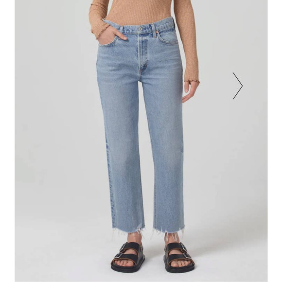 Citizens Of Humanity Denim - Citizens Of Humanity Light Blue Ankle Jeans